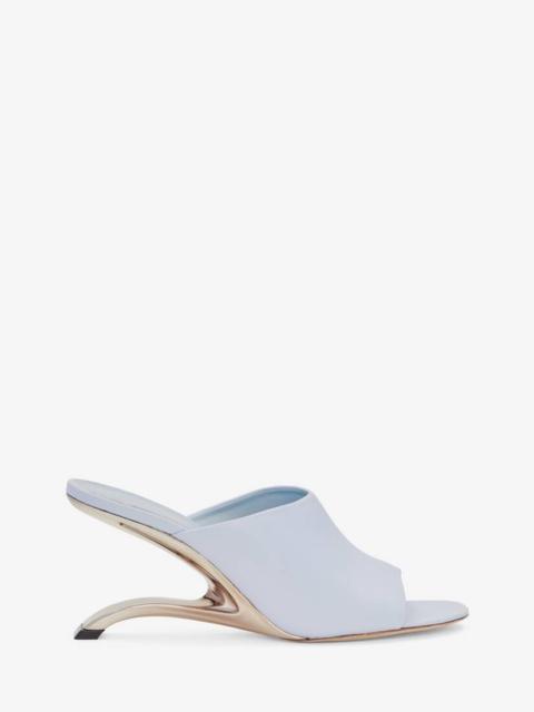 Alexander McQueen Women's Arc Mule in Spring Blue