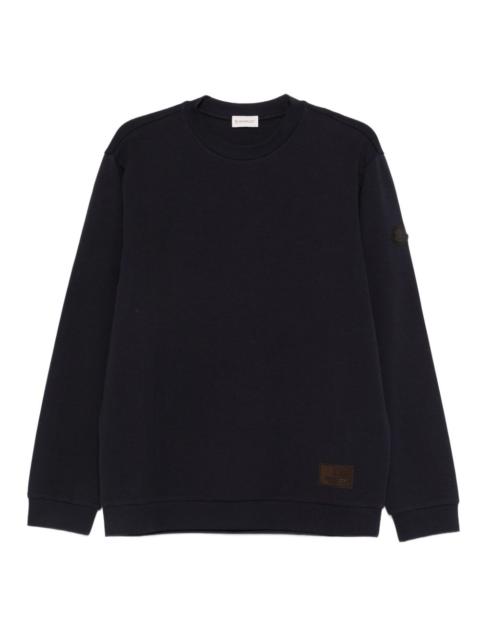 Moncler logo-patch sweatshirt