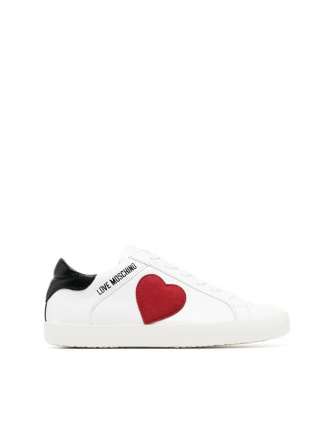 Moschino heart-logo low-top sneakers
