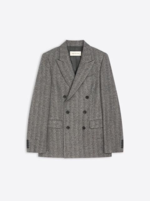 Dries Van Noten DOUBLE BREASTED WOOL BLAZER