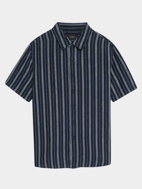Vince Men's Classic Striped Sport Shirt