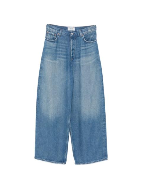 AGOLDE Flyweight baggy-fit faded denim jeans