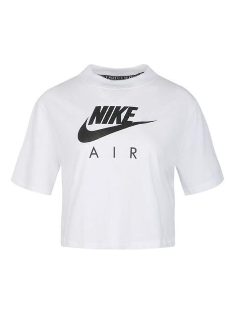 Nike (WMNS) Nike Casual Loose Round Neck Short Sleeve White BV4778-100