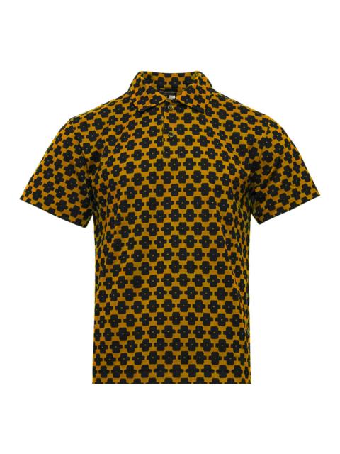 Comme des Garçons Homme Plus Bold Printed Pattern Cotton Polo