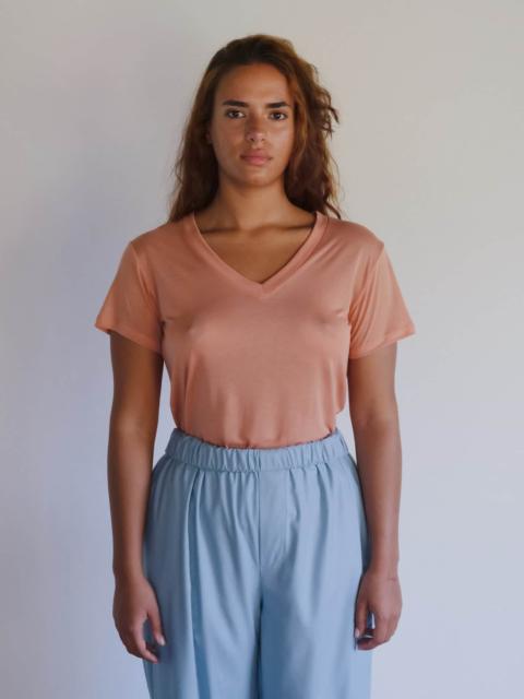 BASERANGE V Neck Tee Shirt
                  - Bamboo Lyocell