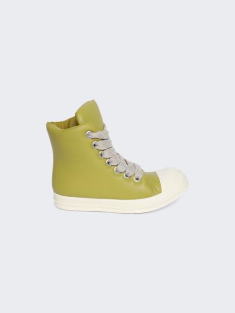 Rick Owens high-top padded leather sneakers