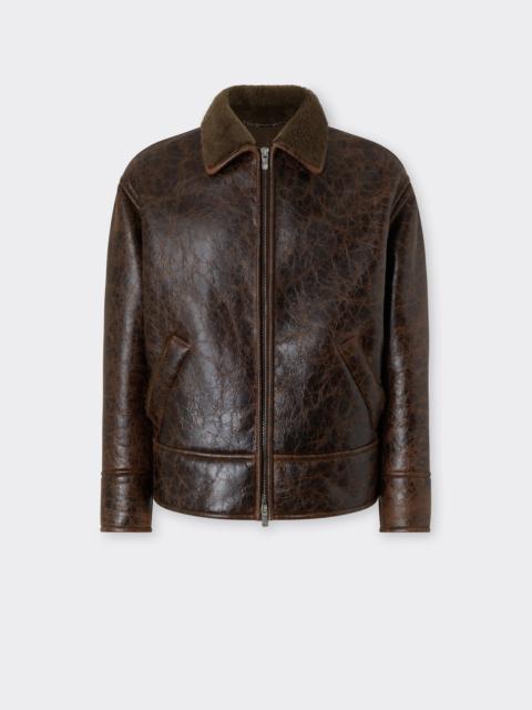 Ferrari Crackled Lambskin Jacket