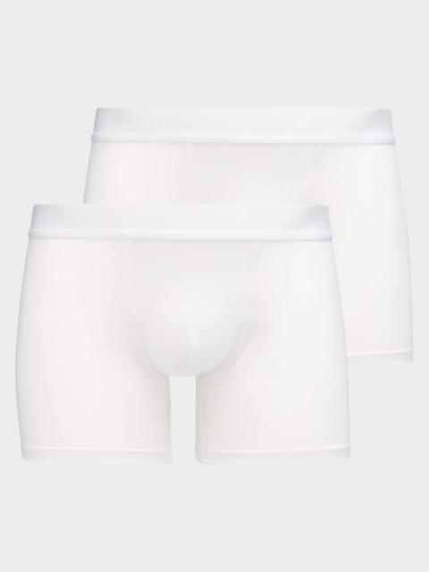 ZEGNA Men's Two-Pack Cotton Boxer Briefs