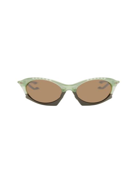 OAKLEY Green & Khaki Plantaris Sunglasses
