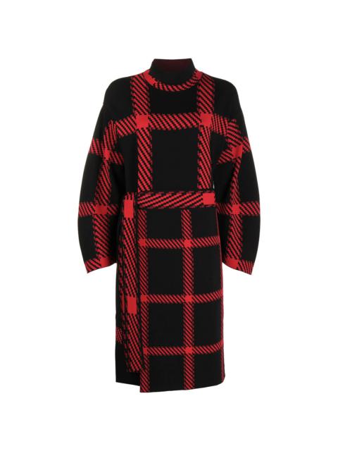 Stella McCartney 체크 인쇄 된 옷