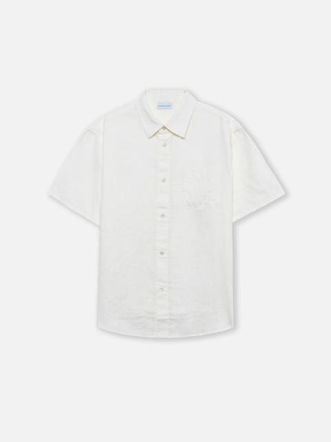 John Elliott LINEN SS CLOAK BUTTON UP