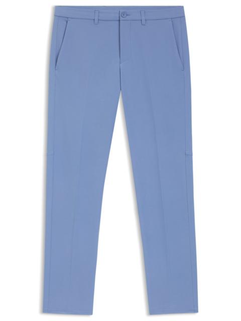 BOSS SLIM-FIT PANTS IN WATER-REPELLENT STRETCH FABRIC