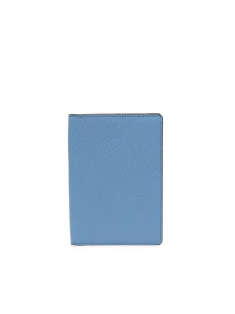 Smythson textured leather passport cover