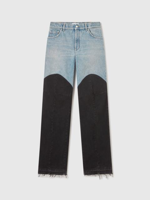 Stella McCartney Patchwork Panel Denim Jeans