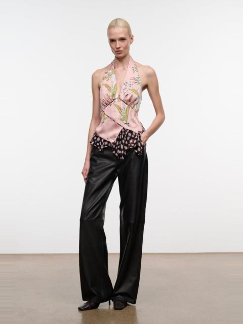 STAUD STAUD MAEVA SILK TOP TAPESTRY ROSE MULTI