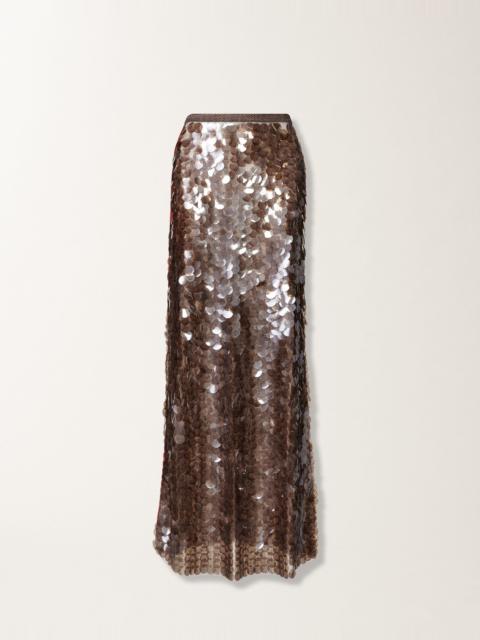 FABIANA FILIPPI Skirt in printed sequin tulle