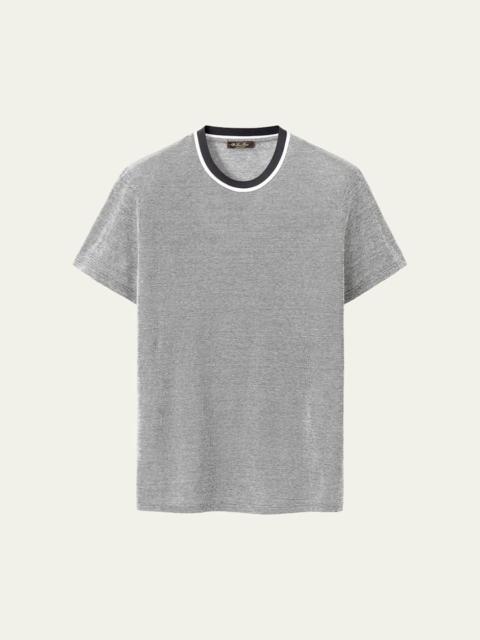 Loro Piana Men's Sciabecco Stripe Crewneck T-Shirt