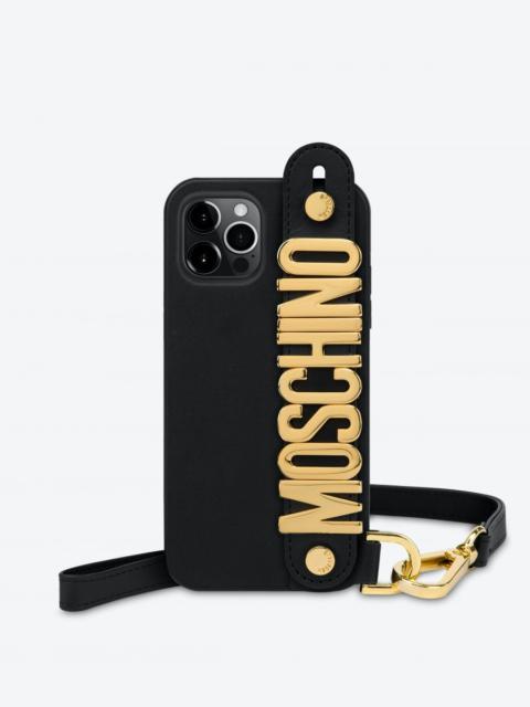 Moschino LETTERING LOGO IPHONE 12/12 PRO COVER