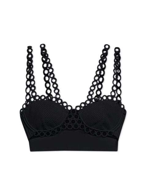 Liana ring-detail bralette