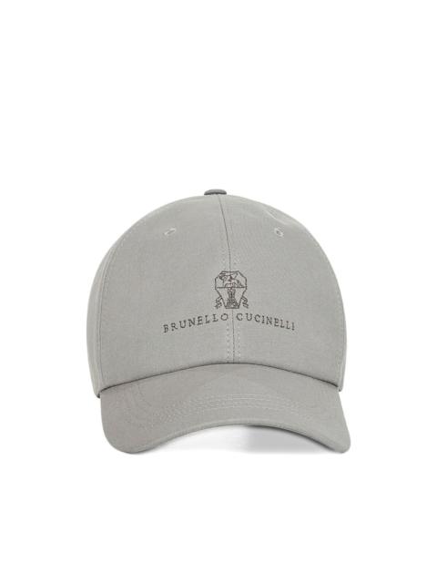 logo-embroidered cap