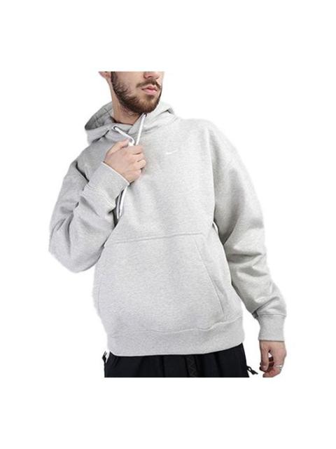 Nike Men's Nike Fleece Drawstring Gray Pullover CD6393-050