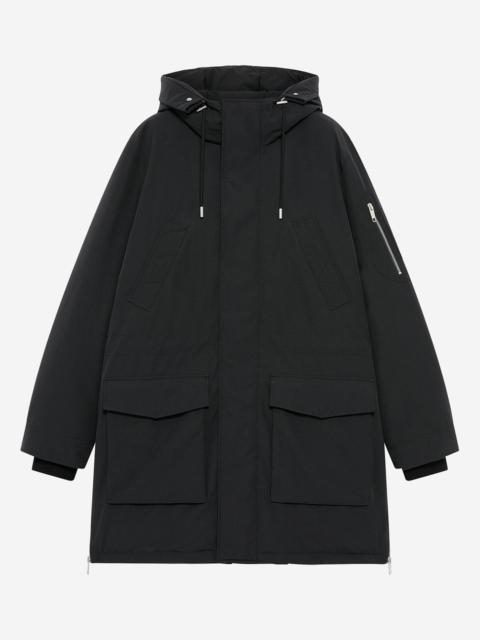 The Kooples GREY WATER-REPELLENT PARKA