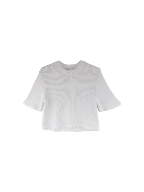 【CECILIE BAHNSEN】ODAトップ 袖口フリル CECILIE BAHNSEN Oda top | REVERSIBLE