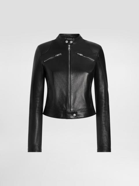 Dolce & Gabbana Leather biker jacket