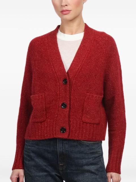 Allude V-neck cashmere cardigan