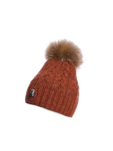 PARAJUMPERS Kylie cable-knit beanie hat