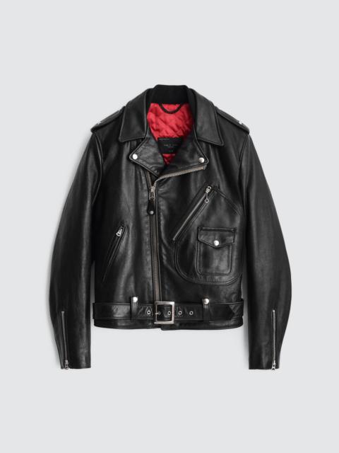 Dallas Leather Moto Jacket
Relaxed Fit