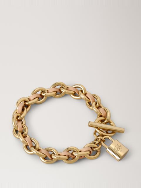 Mulberry Lily Leather Chain Bracelet Small
Crumpet  Small Classic Grain & Plated Stainless Steel