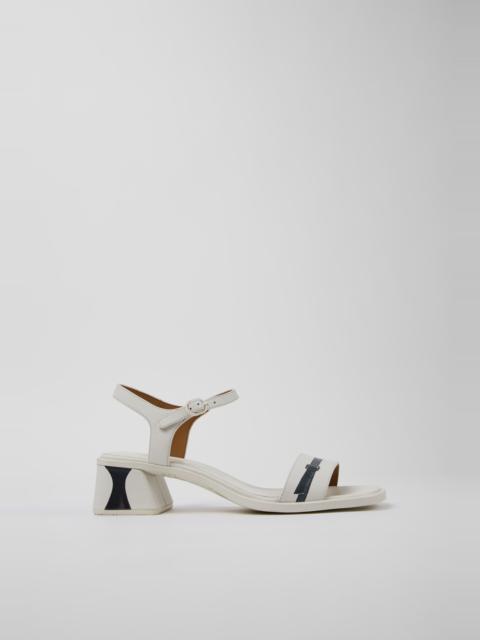 CAMPERLAB White Leather Sandals for Women.