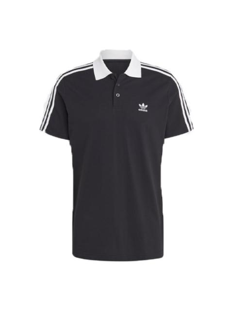 adidas originals Adicolor Classics 3-Stripes Polo Shirt 'Black' IL2501