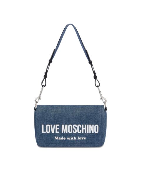 Moschino zip fastening shoulder bag