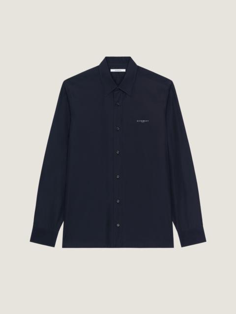 Givenchy SHIRT IN POPLIN WITH GIVENCHY PARIS CUT-THREAD