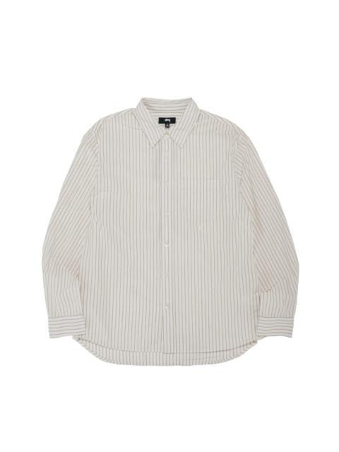 Stüssy Stüssy Standard LS Shirt Natural Stripe