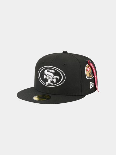 ALPHA INDUSTRIES SAN FRANCISCO 49ERS X ALPHA X NEW ERA 59FIFTY FITTED CAP