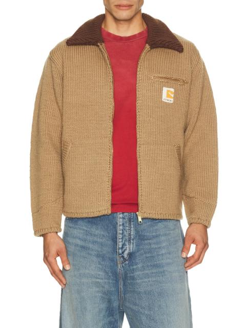 RICE NINE TEN Home Made Knitting Detroit Jacket