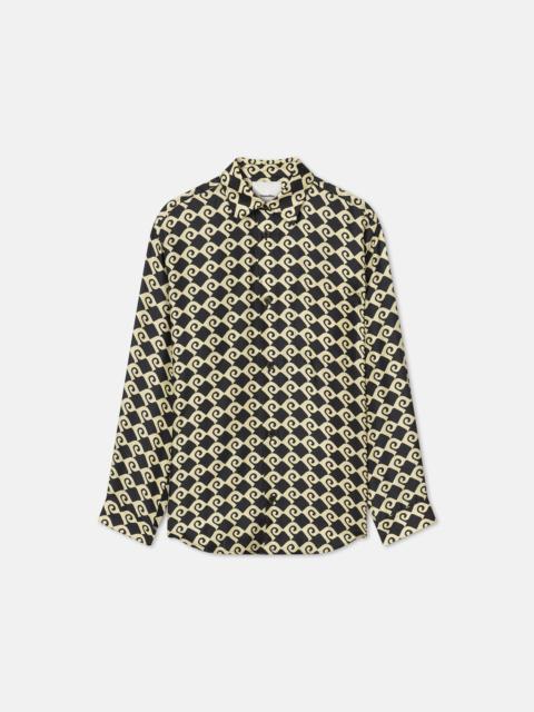 Nanushka Printed Silk-Twill Shirt