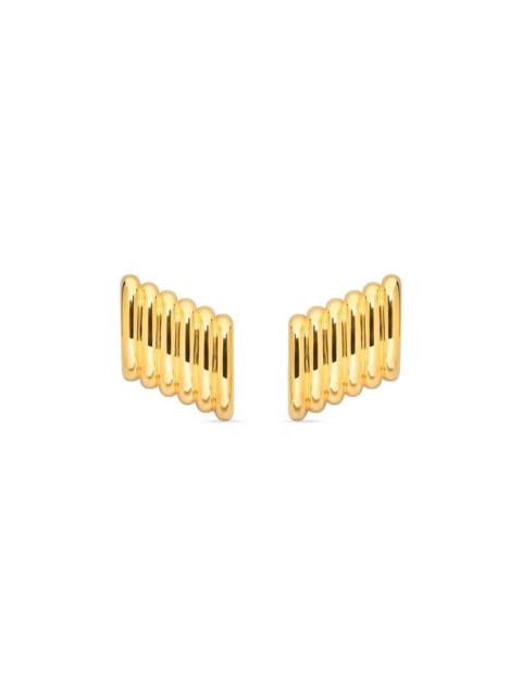BALENCIAGA rib earrings