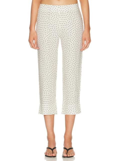 AEXAE Linen Capri Pant