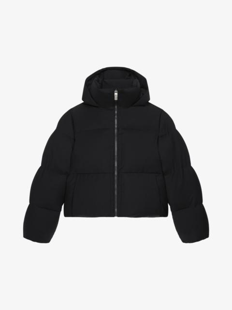Givenchy HOODED PUFFER JACKET IN PRINTED NYLON