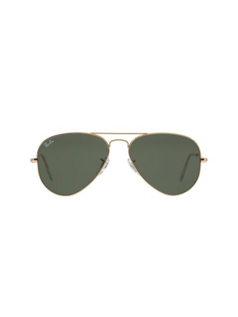 aviator-frame sunglasses