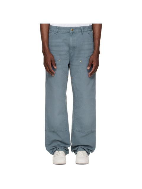 Carhartt WIP Blue Double Knee Trousers