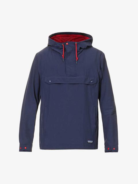 Isthmus funnel-neck relaxed-fit recycled-nylon anorak
