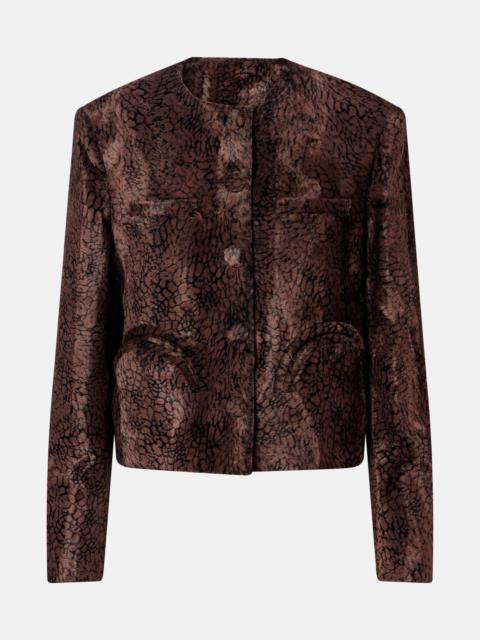 BLAZÉ MILANO Shamo Bolero velvet jacket