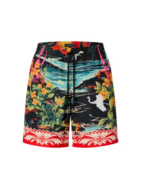 Louis Vuitton Printed Nylon Swim Shorts