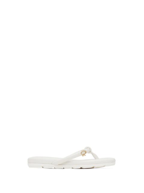 Gianvito Rossi White Fiji Nappa Sandals