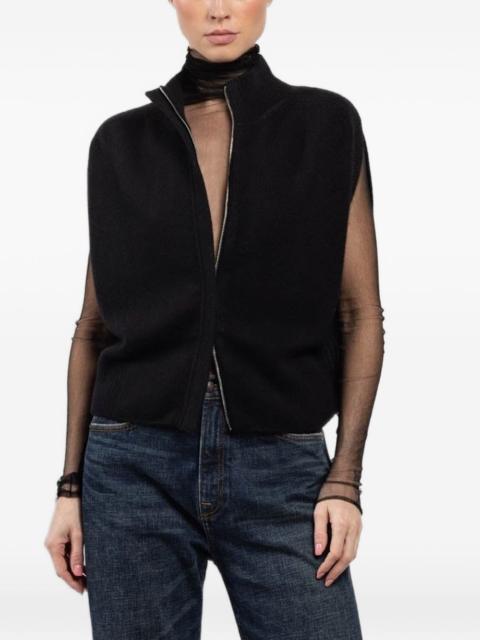 SA SU PHI Matilda zip-up high-neck cardigan